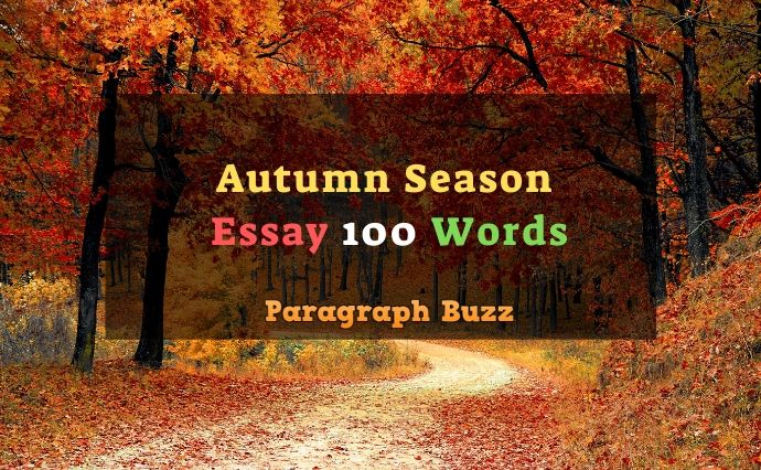 write an essay on autumn season