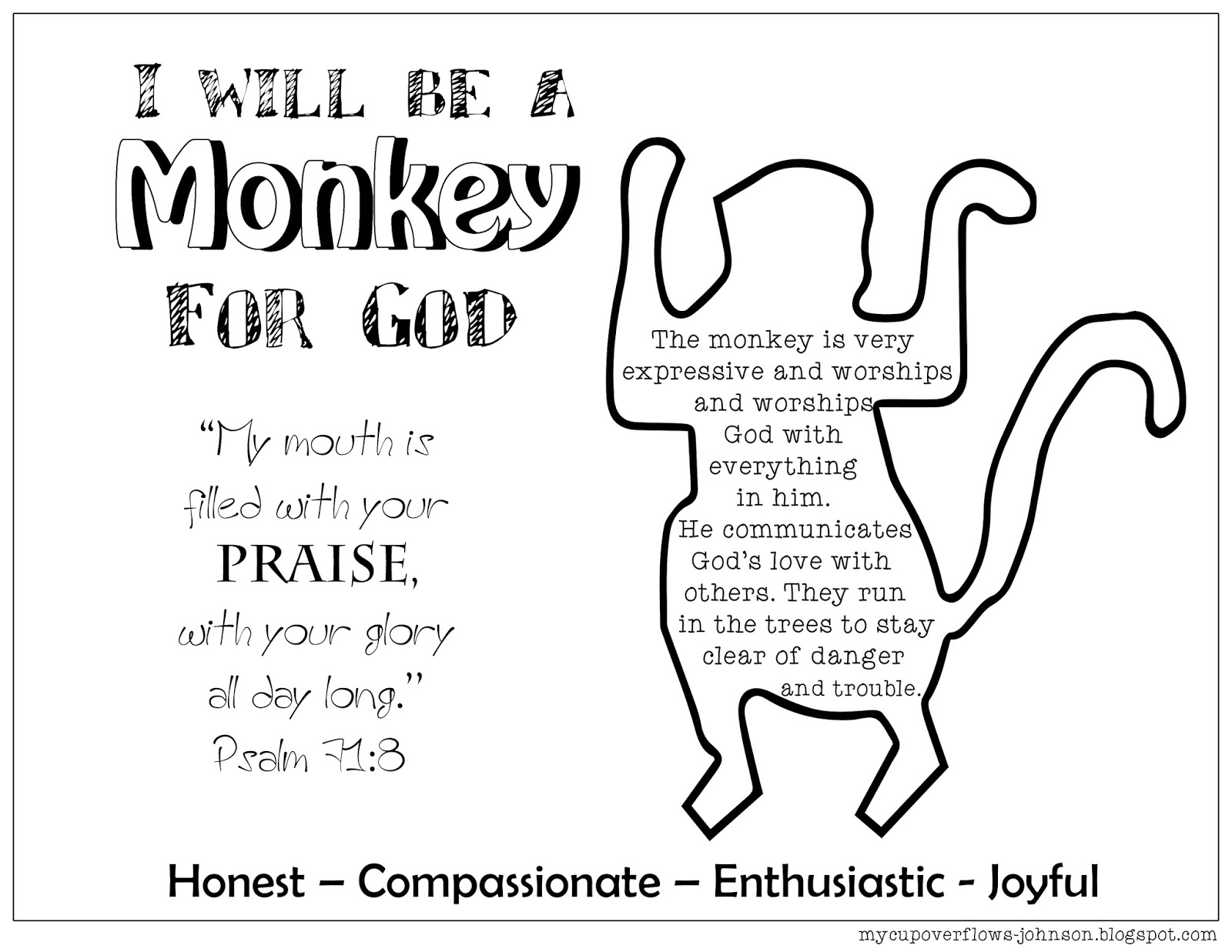 My Cup Overflows Animals for God