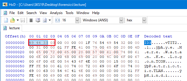Forensic Investigation of Corrupted File Extension