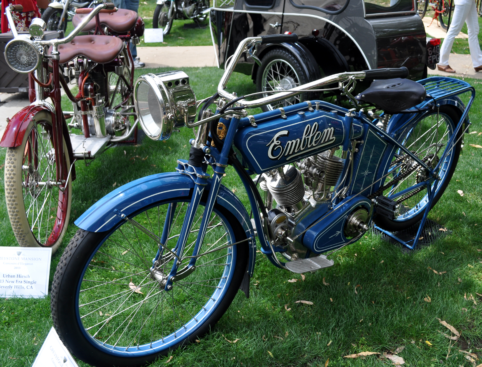 Just A Car Guy: 1913 Emblem motorcycle