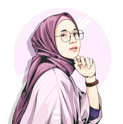 Gambar Kartun Muslimah Cantik & Comel Berhijab