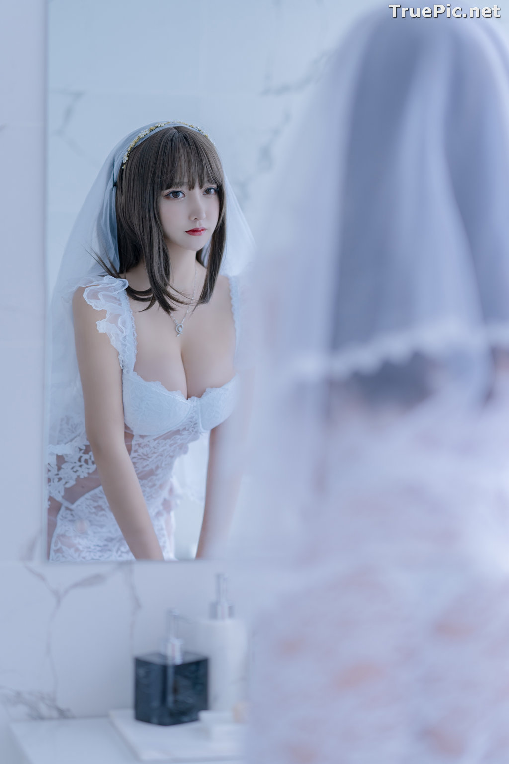 Image Chinese Cosplay Model - 过期米线线喵 (米線線sama) - Beautiful Sexy Bride - TruePic.net - Picture-27