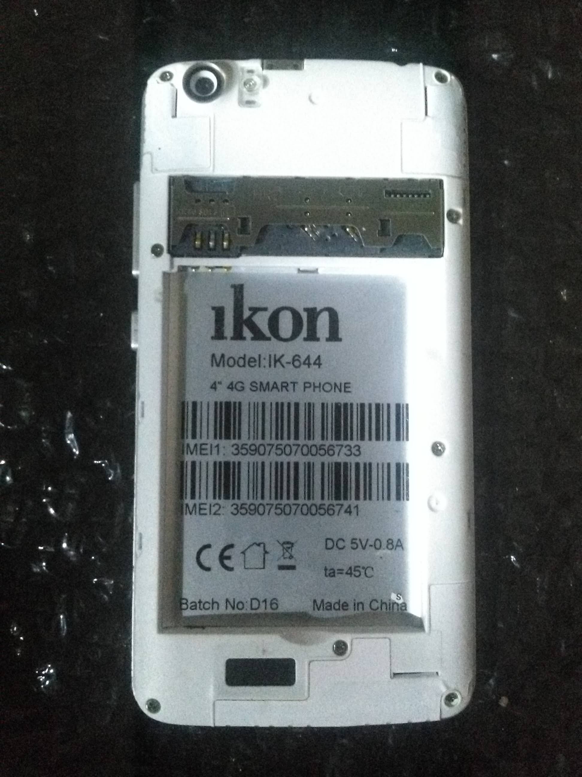 FIRMWARE IKON IK644 MT6735 RAJAMINUS
