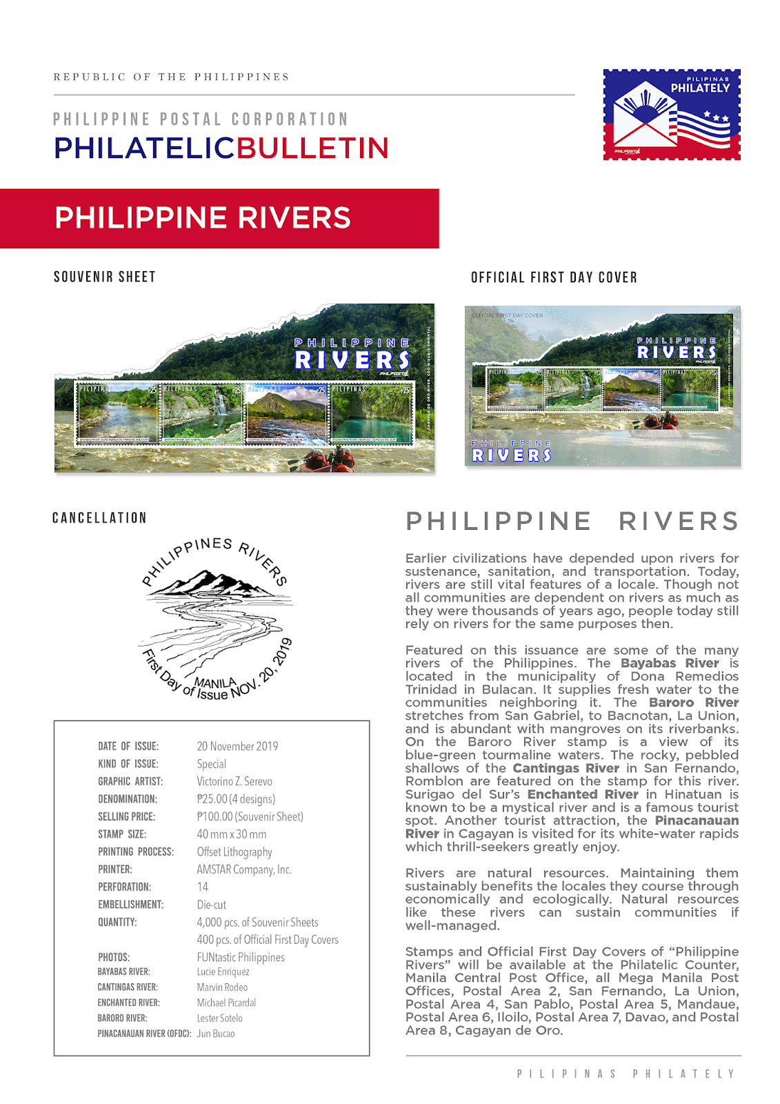 Philatelic Philippines: Philippine Rivers