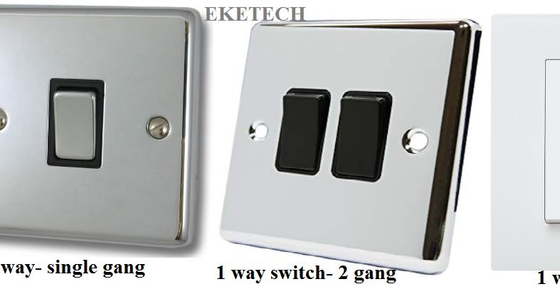 One way switch | wiring a one way switch