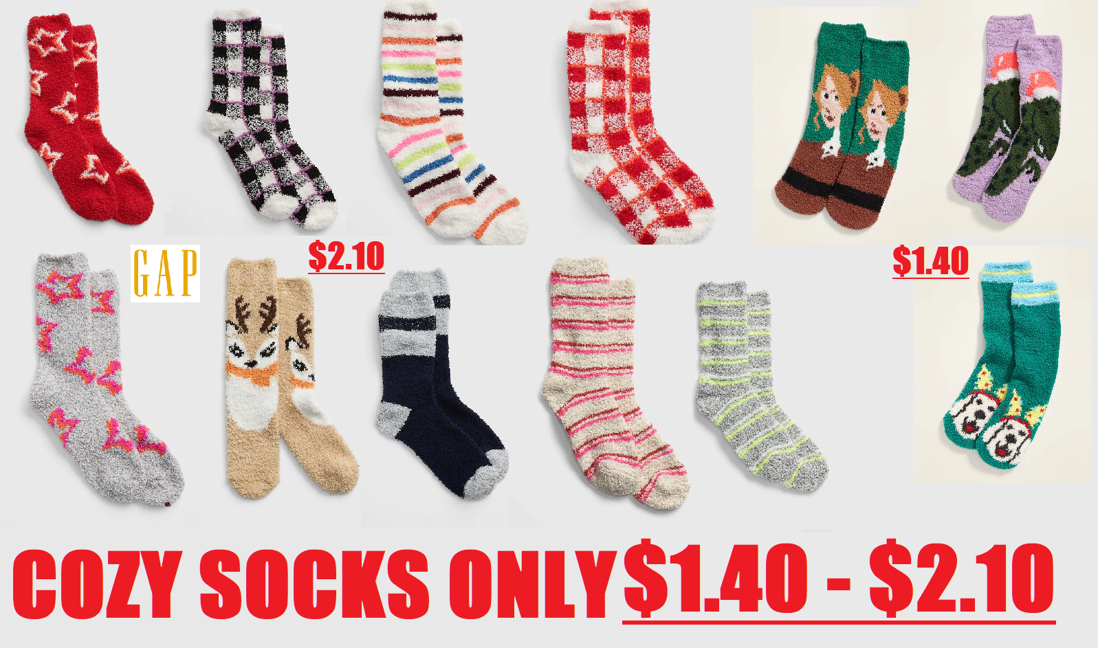 Gap Women's Cozy Socks 1.40 2.10 + Free Shipping. PERFECT GIFTS
