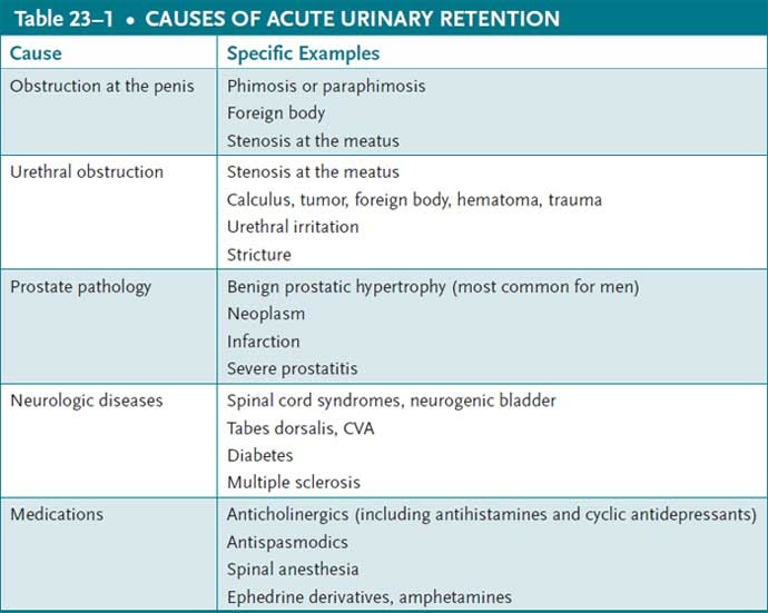 urinary retention case study nursing