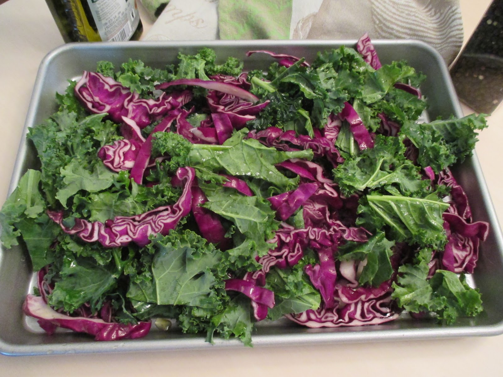 Roasted Salmon With Kale and Cabbage Frugal Family Tree