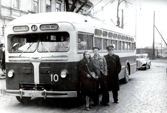 Маршрут 1 троллейбуса в Риге