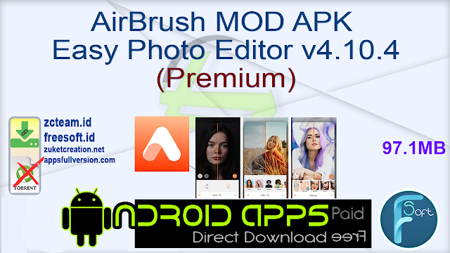 AirBrush MOD APK Easy Photo Editor v4.10.4 (Premium)