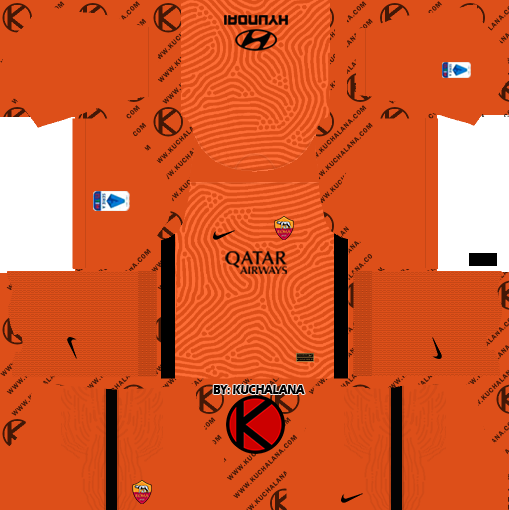 AS Roma Kits 2020 2021 DLS2019 Kits Kuchalana