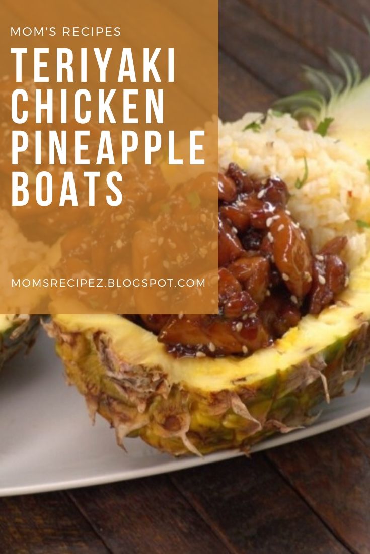 Teriyaki Chicken Pineapple Boats