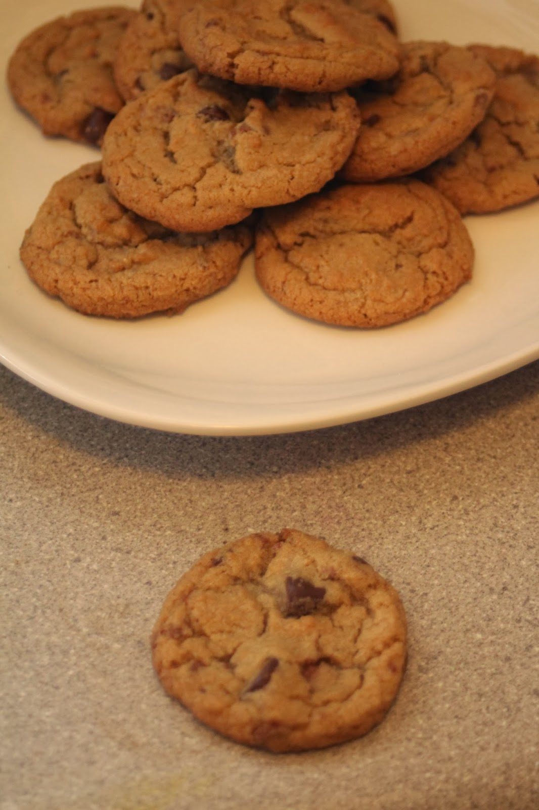 Julie Bakes Toffee and chocolate chip cookies