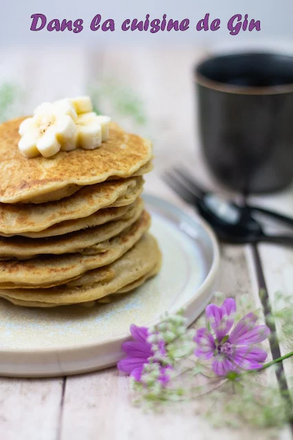Pancakes à la farine de patate douce