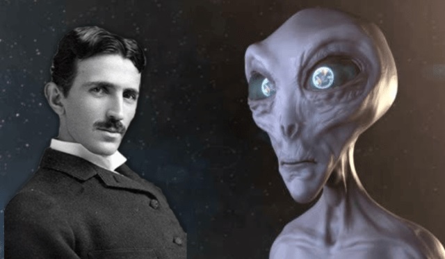 Người sao Hỏa gửi thông điệp bí mật đến Nikola Tesla bị những người đàn ông mặc áo đen che giấu