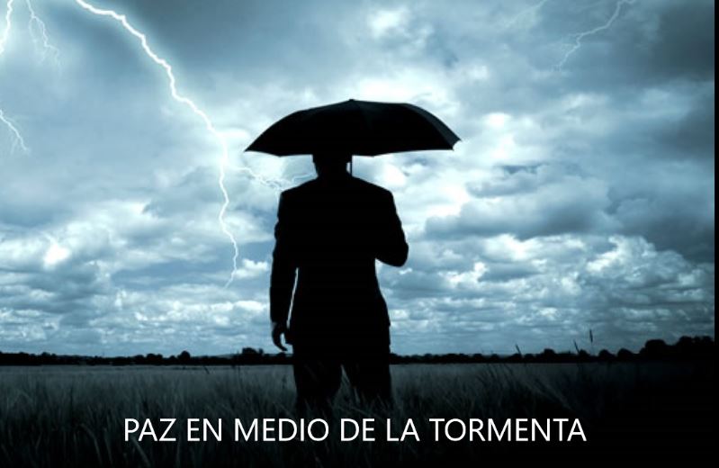 PAZ EN MEDIO DE LA TORMENTA EN LA BIBLIA