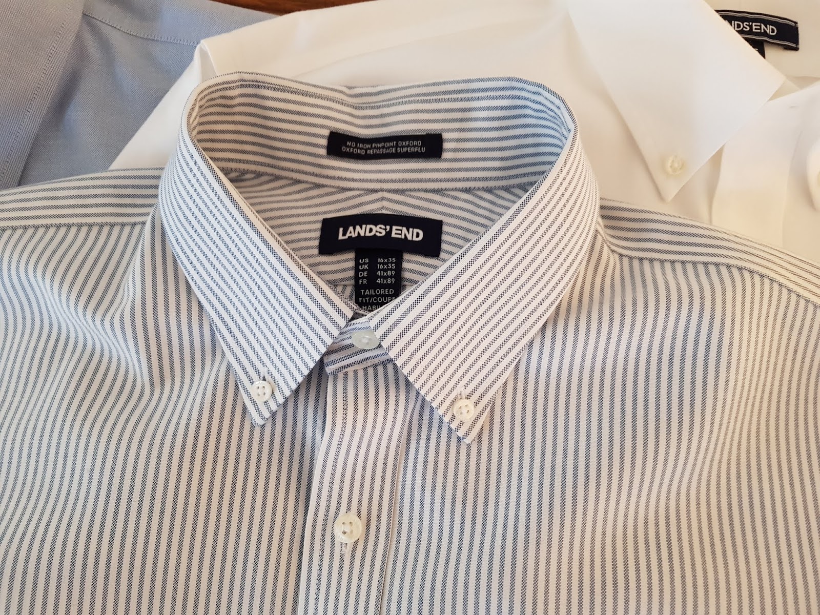 Landless Gentry: Oxford Cloth Button Down Shirts from Lands End