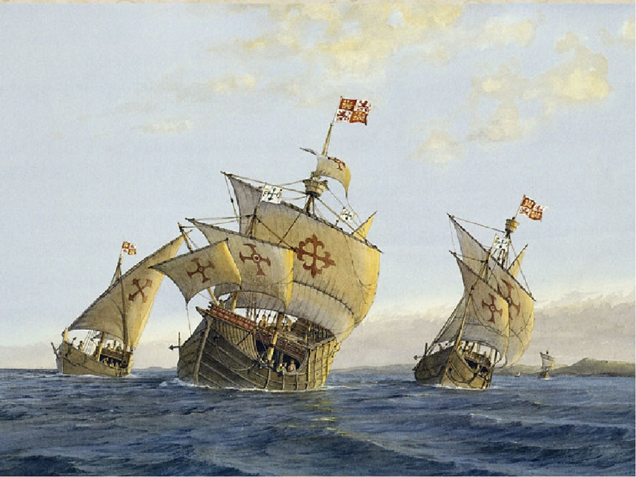 Судно экспедиции колумба. Корабль Христофора Колумба Нинья.