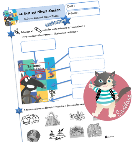 La classe de Sanléane Le loup qui rêvait d'océan  lecture suivie CP