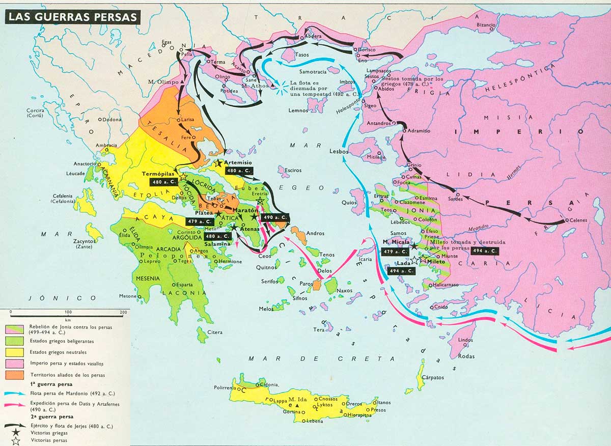 En Que Consistieron Las Guerras Medicas De Grecia