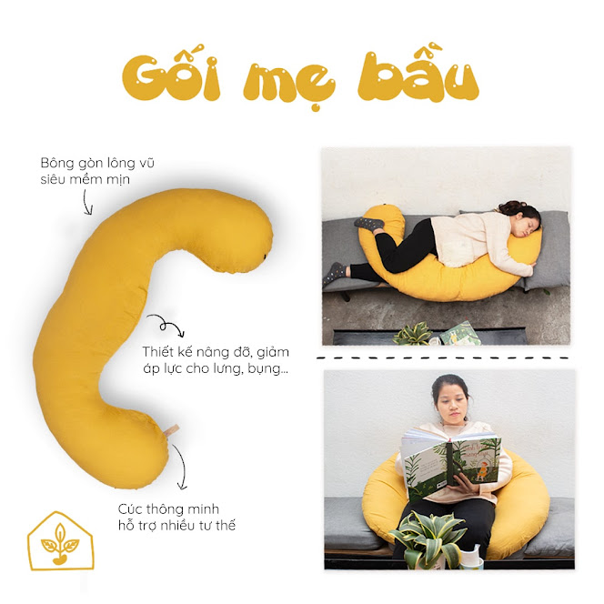 [A159] Review top những loại gối ôm không thể thiếu cho Bà Bầu