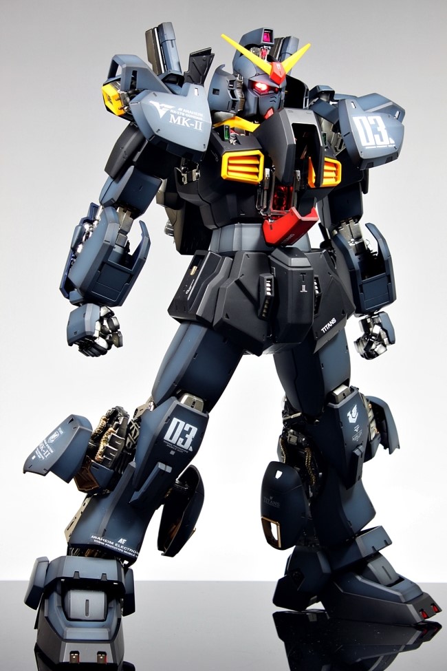 GUNDAM GUY: PG 1/60 RX-178 Gundam Mk-II Titans - Painted Build