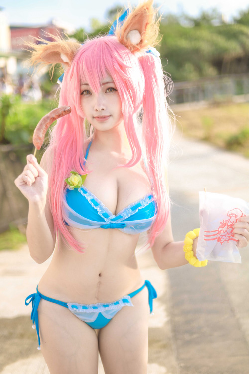 Read more about the article [毛毛喵 momocat] Tamamo no Mae Ver.Swimsuit