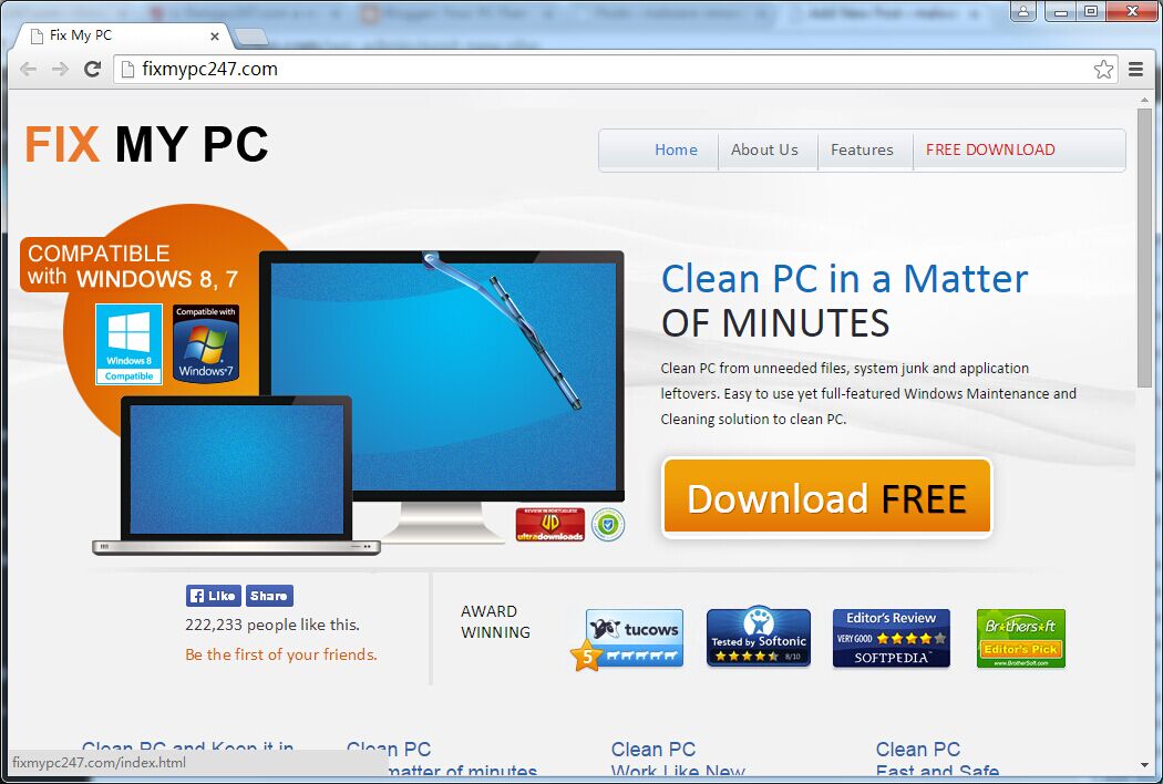 Your PC Fixer: How to Remove Fixmypc247.com Pop-up - Remove