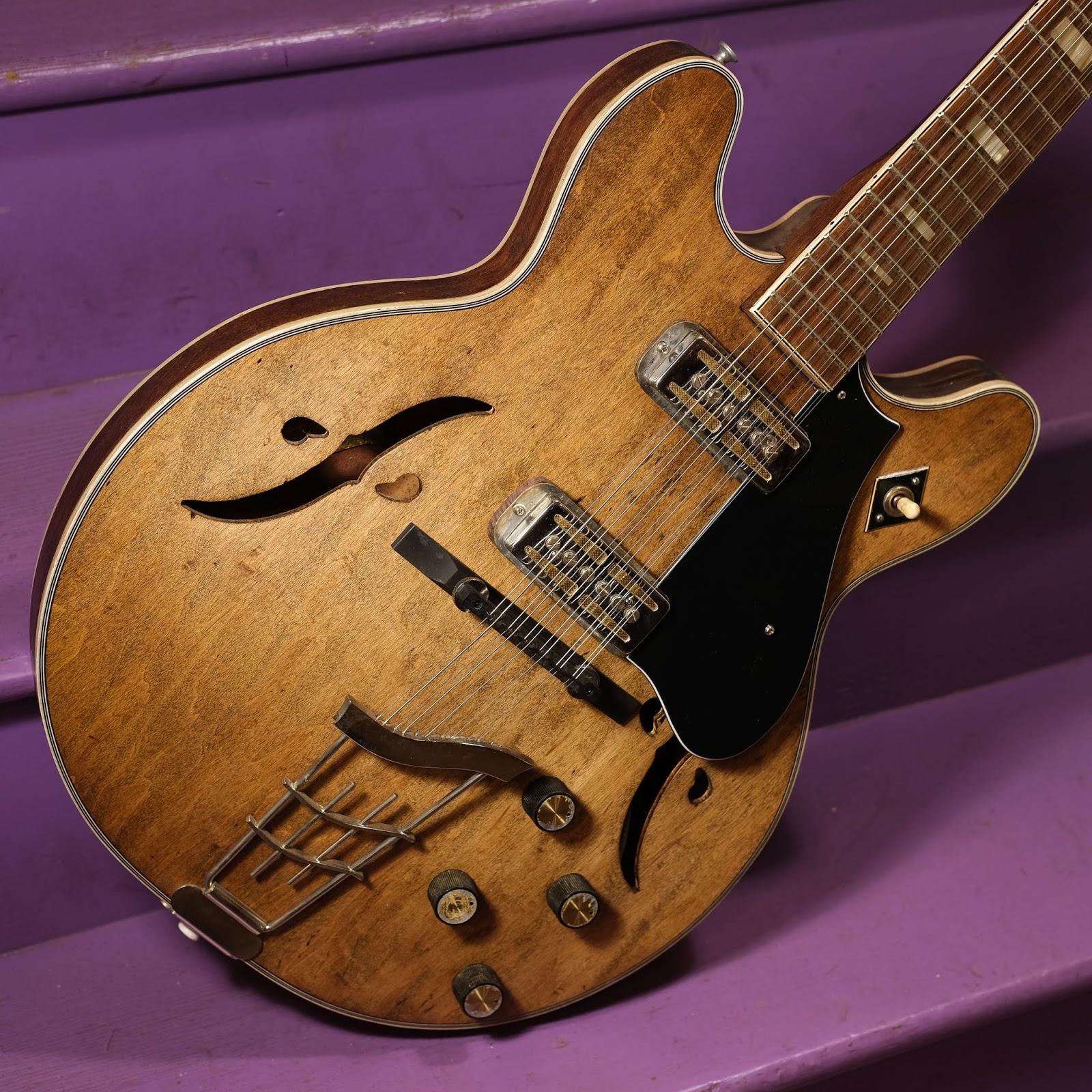 1960s Harmony H79 Electric Hollowbody 12String Guitar