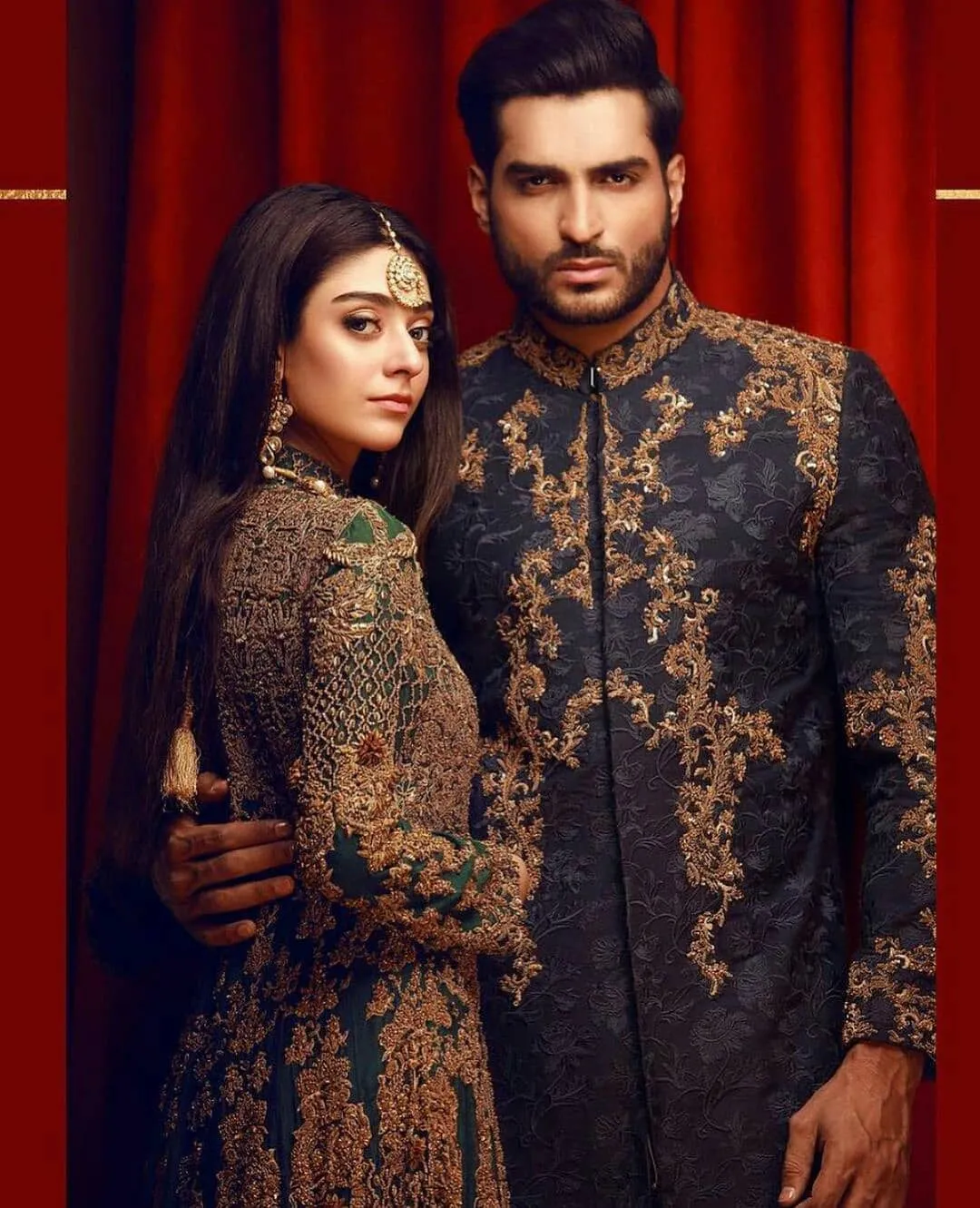Bridal Photoshoot of Actress Noor Zafar Khan and Omar Shahzad