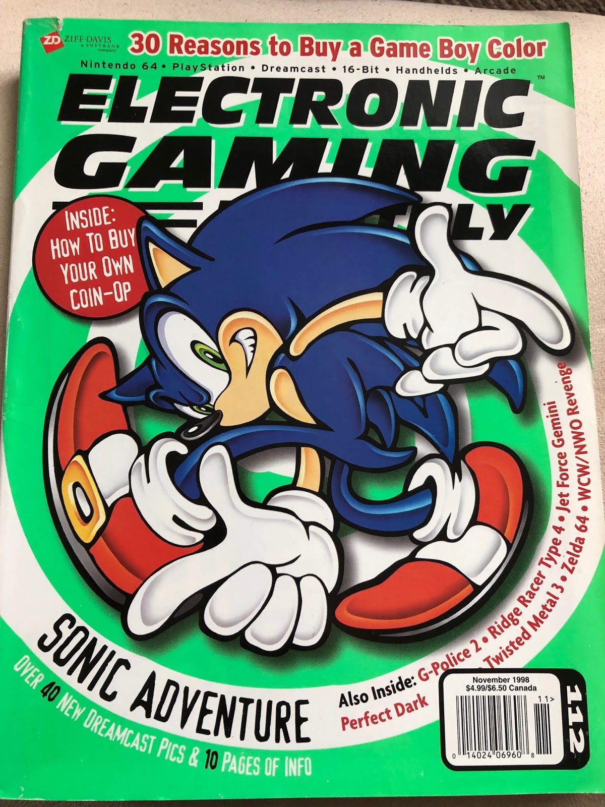 The Dreamcast Junkyard: A Quick Look At Sonic Adventure 2's Green Hill Zone