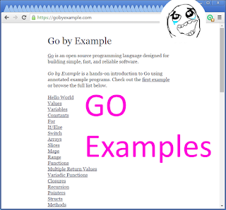 GO programming language by examples