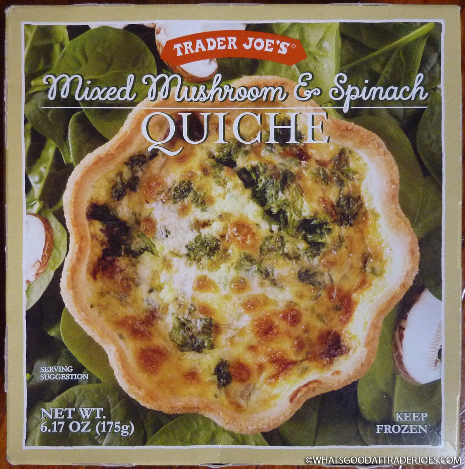 What's Good at Trader Joe's? Trader Joe's Mixed Mushroom & Spinach Quiche
