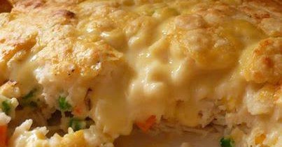 Grandma's Vintage Recipes: CHICKEN AND BISCUITS CASSEROLE