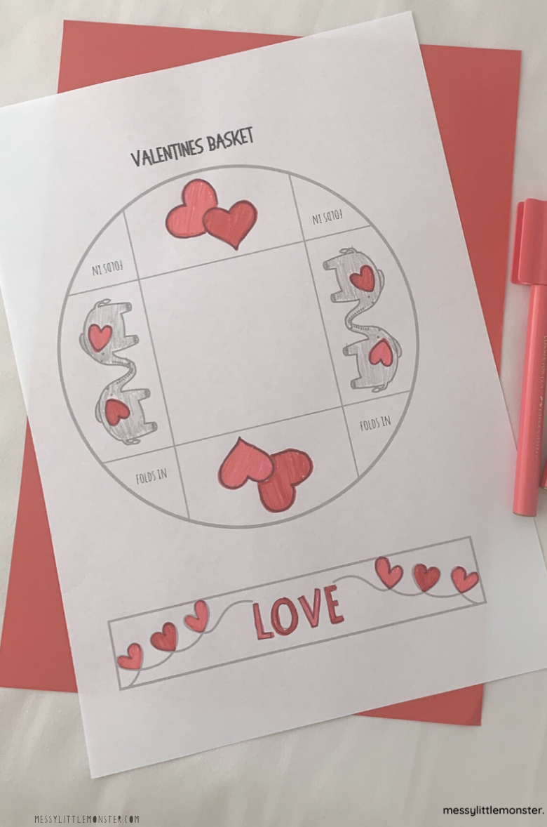 How to Make a Paper Basket (Template Included) Messy Little Monster