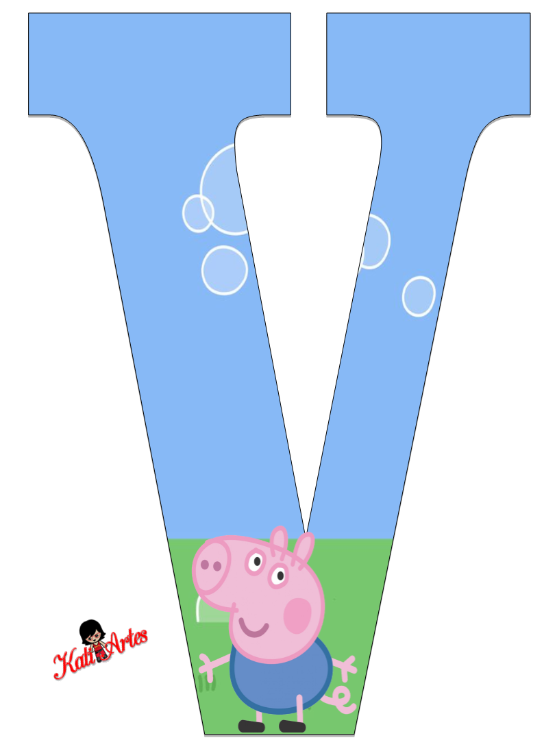 Alfabeto de George Pig. - Oh my Alfabetos!