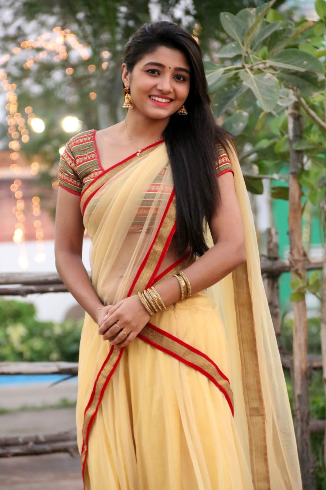 Aditi Menon In Half Saree During Animal Kingdom Inauguration Photos Indian Actress Hot Swati sunaina collection at aza fashions online: