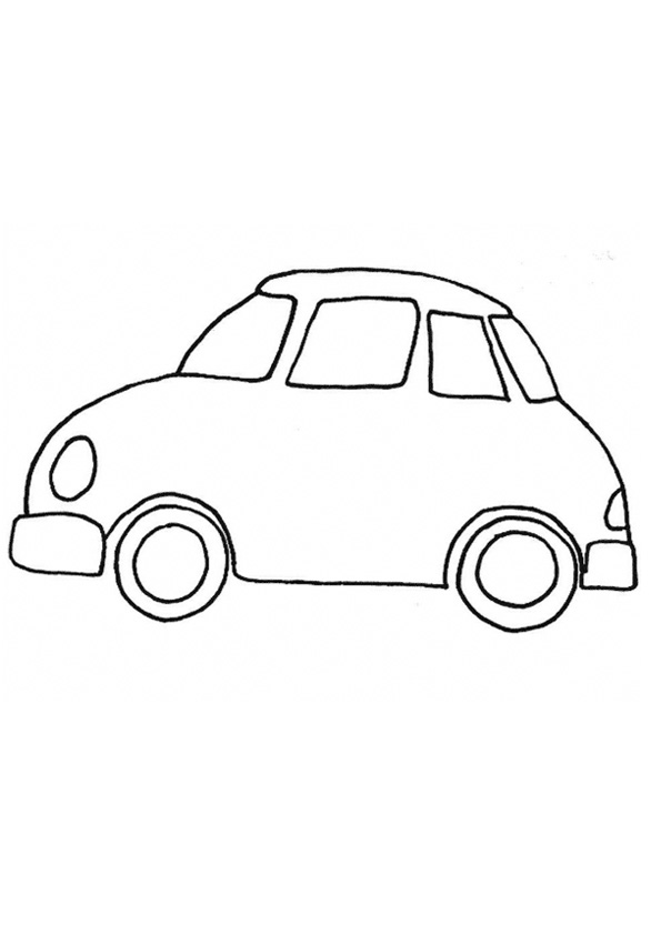 Simple Car Coloring Pages ~ Coloring Pages