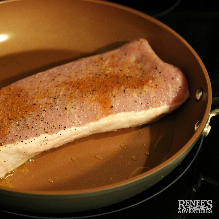 Pork Loin Filet with Apples and Onions Renee's Kitchen Adventures