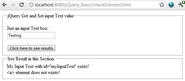 jquery check if element exists