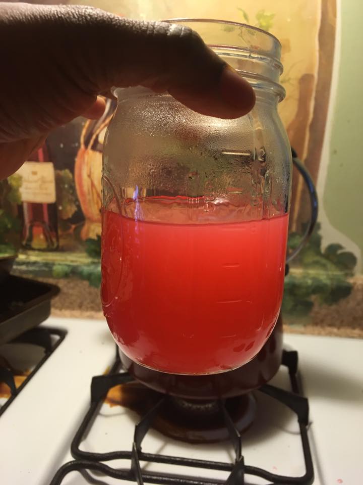 Cooking Homemade Icee Syrup One Brown Mom