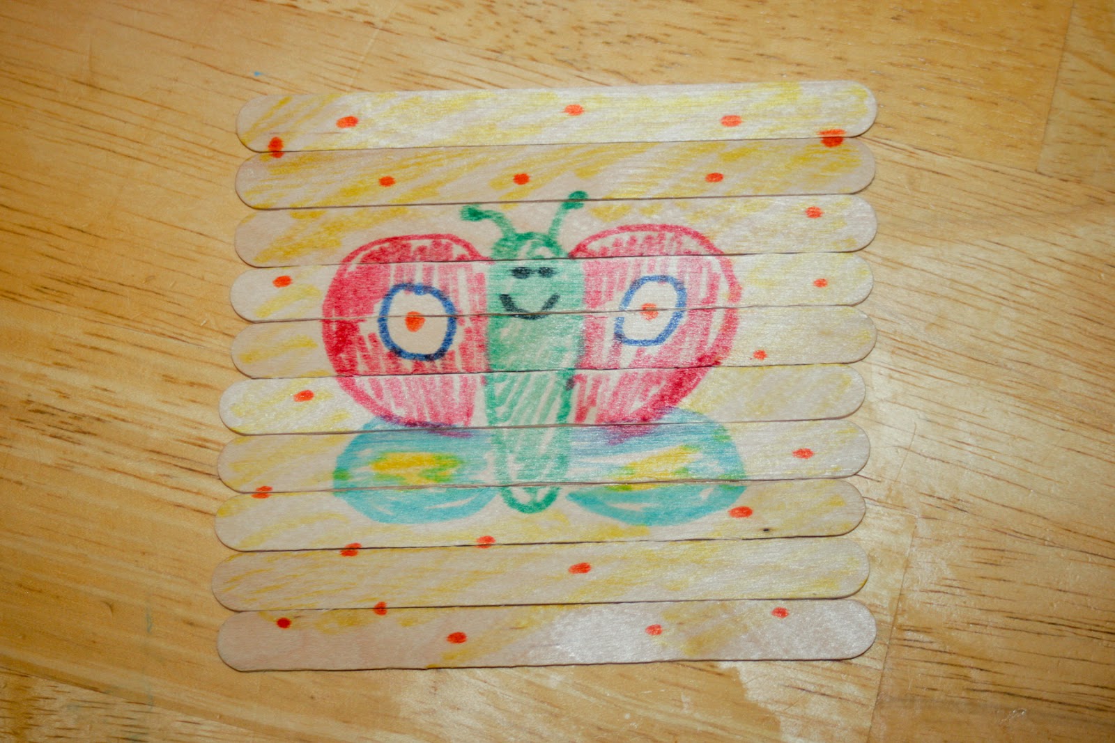 Mommy Minutes Popsicle Stick Puzzle