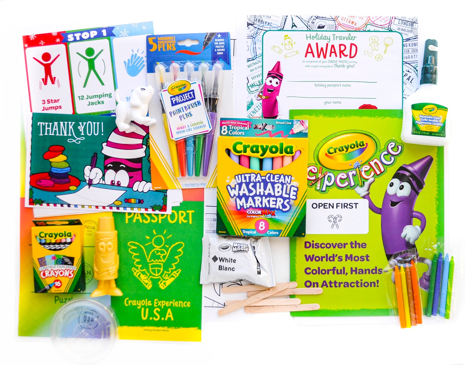 Learn About Other Countries with Crayola Holiday Passport Kit