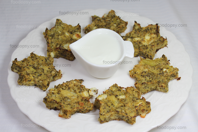 Cheesy Broccoli Patties / Fritters