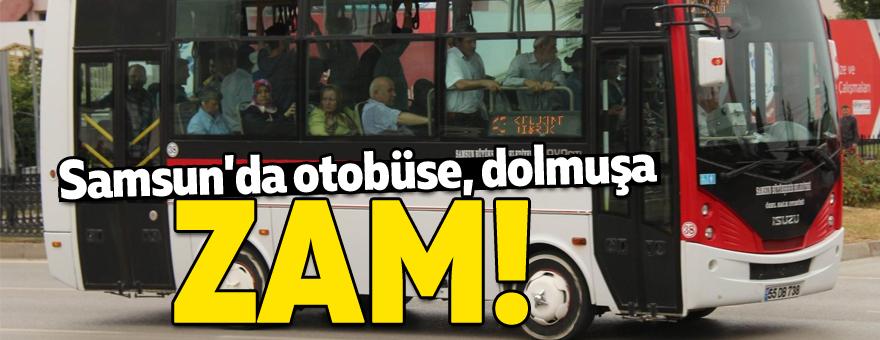 Samsun'da otobüs ve dolmuş ücretlerine zam! 1. resim