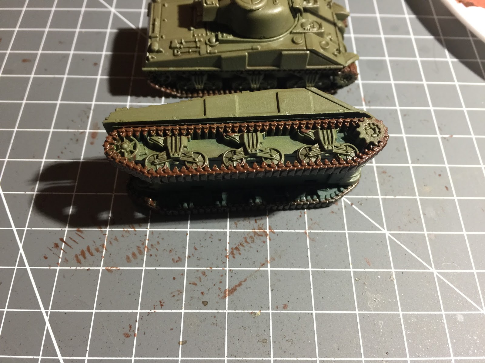 Tanks Of War Painting Tracks Step By Step