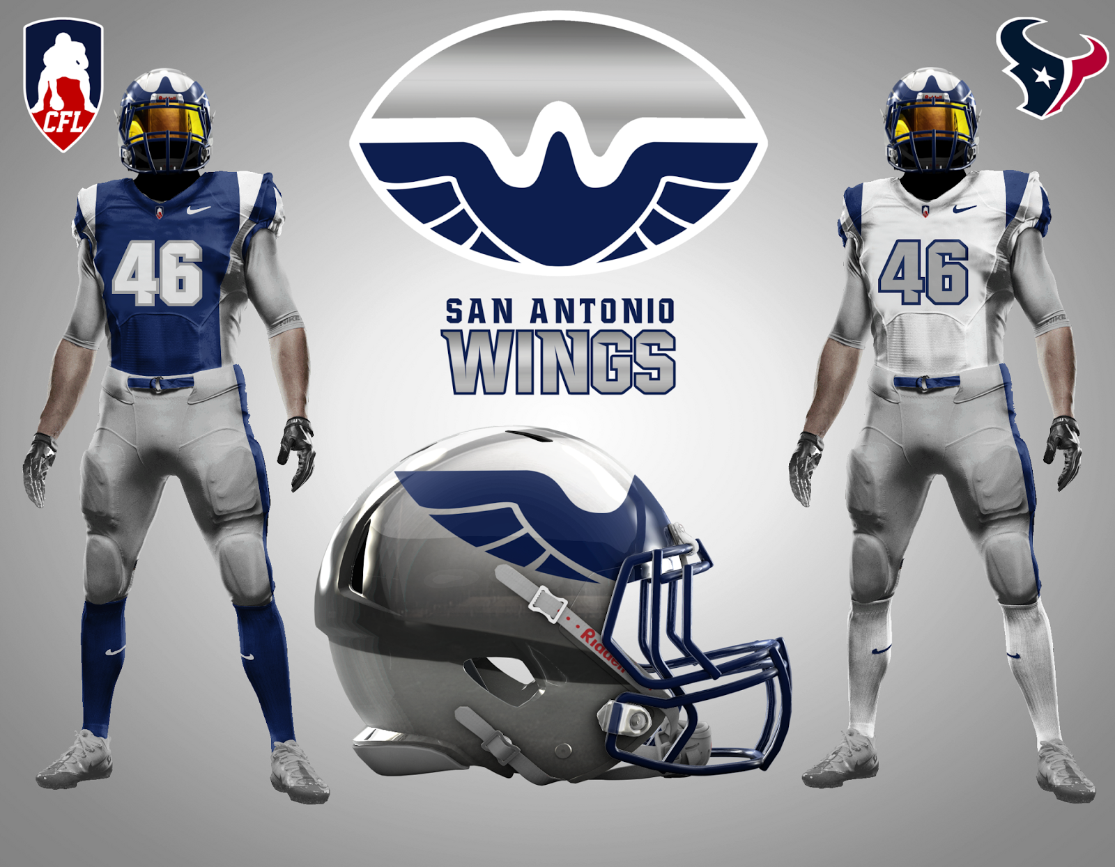 Continental Football League San Antonio Wings continental-football-league-san-antonio-wings