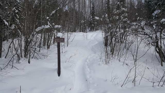 Point de départ via le sentier Maskanaw pour la rando en Matawinie