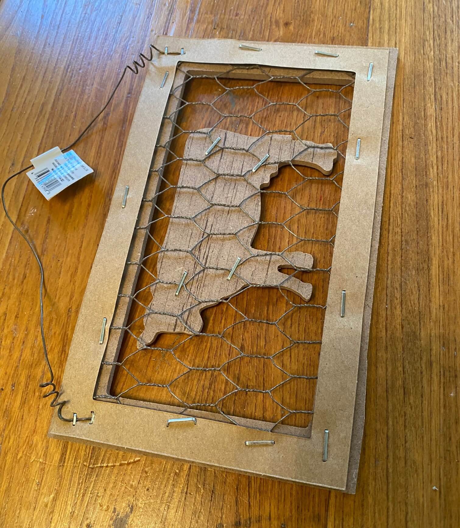 Dollar General Framed Cow Art Receives A Makeover Organized Clutter