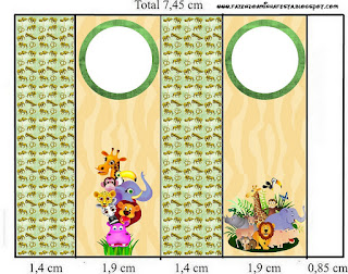 Baby Jungle Free Printable Labels.
